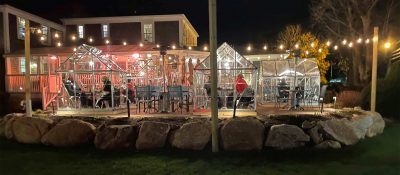 Outdoor dining greehouses